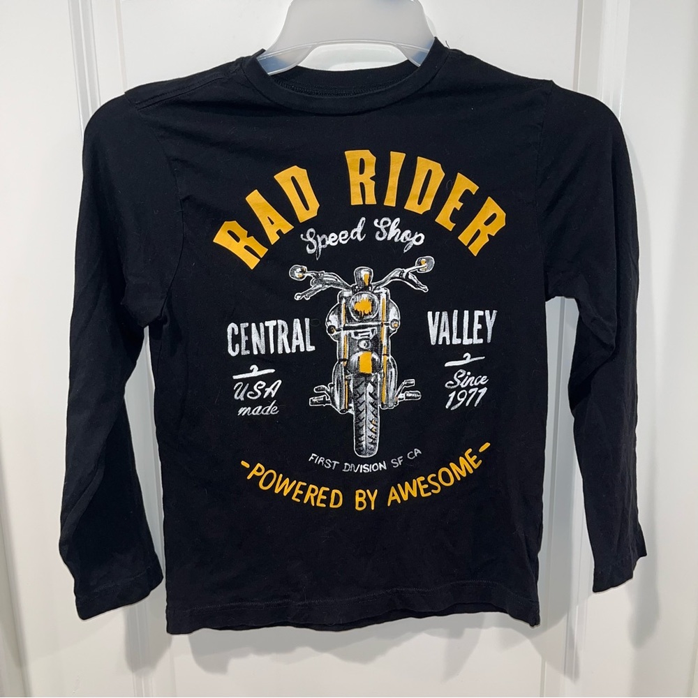 Crazy 8 Rad Rider speed shop powered by awesome youth T-Shirt size L(10-12)